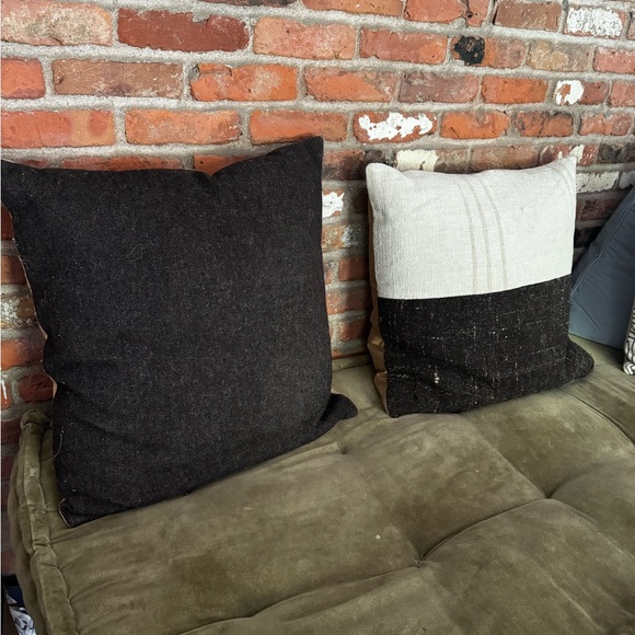 1 Vintage Turkish Wool Pillow Insert Boho Decor - Picture 2 of 7